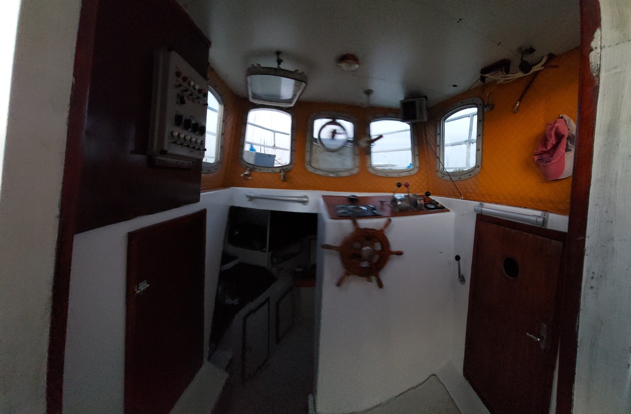 Interieur van het stuurhuis