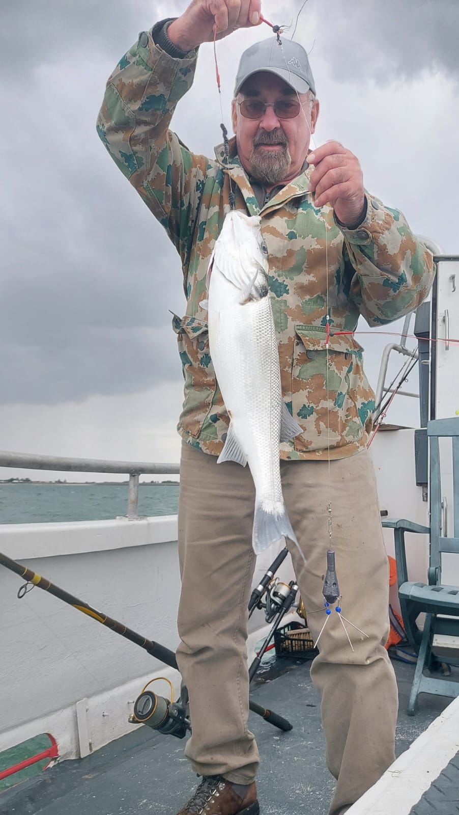 Zonsondergang vanaf het dek
